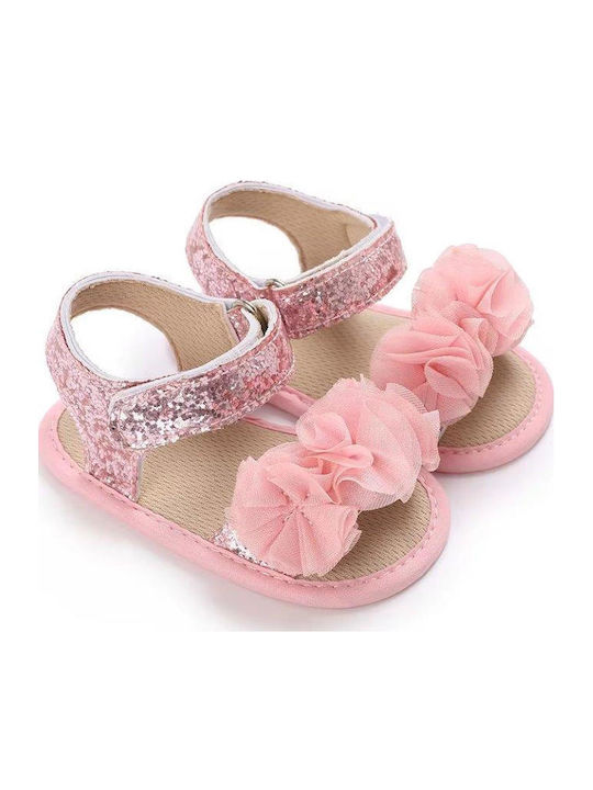 Childrenland Weiche Sohlenschuhe für Babys Rosa