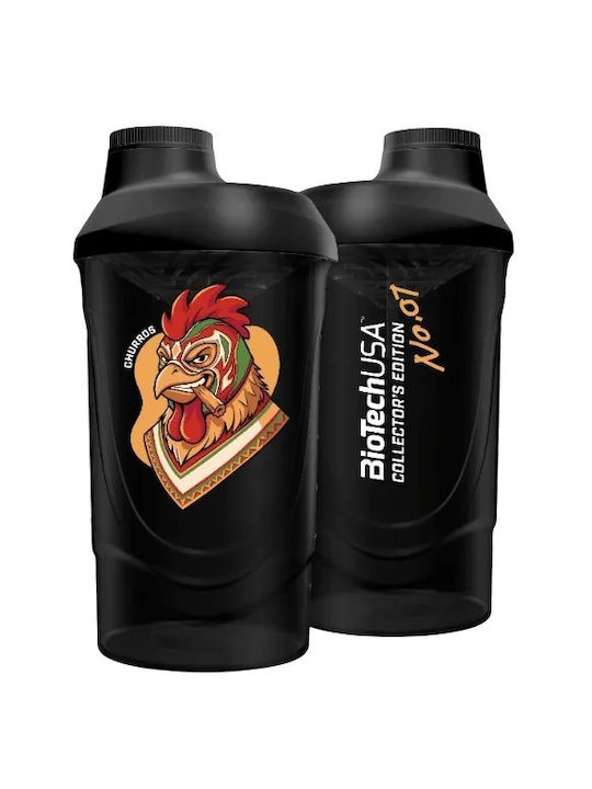 Biotech USA Shaker Πρωτεΐνης 600ml Πλαστικό Μαύρο