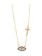 Kontopoulos Necklace Eye In 9 K Gold With Zircon