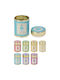 Koopman Lumânare Aromatică în Cutie Metalică 200gr (Diverse Culori)
