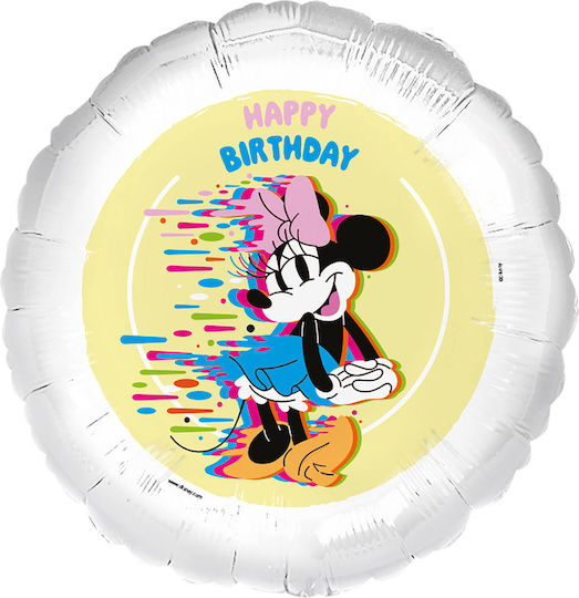 Foil Luftballon 17 Minnie Mouse Happy Birthday
