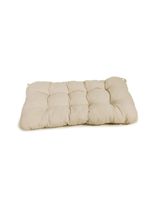 Lianos Bench Cushion for Garden Bamboo Beige 55x112cm