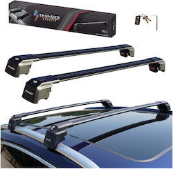 Thunder Carrier Μπάρες Οροφής Αλουμινίου για Volkswagen Passat Variant 2015+ Μαύρες Thunder Carrier Μπάρες Οροφής Αλουμινίου για Volkswagen Passat Variant 2015+ Μαύρες