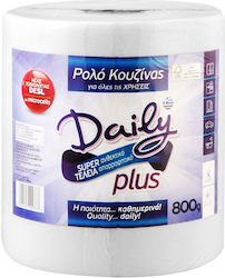 Daily Plus Prosoape De Hartie Rola 2 Foi 8 Pachete 760gr/Rola