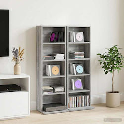 vidaXL Dulap Cd 2 Buc Gri Sonoma 33x23,5x97,5cm