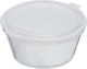 Sauce Cup 70ml Embedded Lid 100pcs