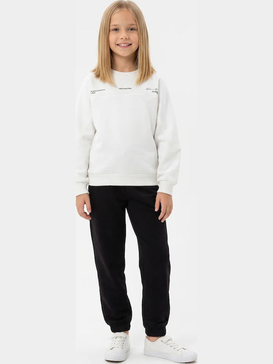 Kids Sweatpants Set White
