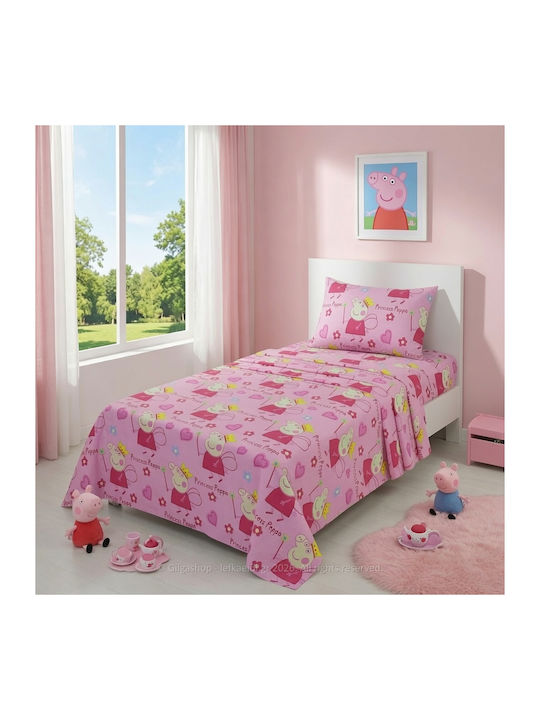 Casa Colori Set Kids Pillowcases from 100% Cotton 50x70cm
