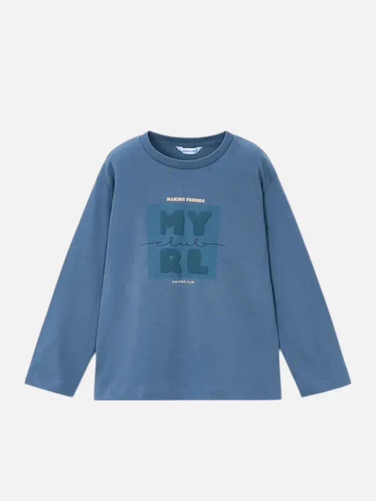 Mayoral Kinderoberteil Langärmelig Blau Basic