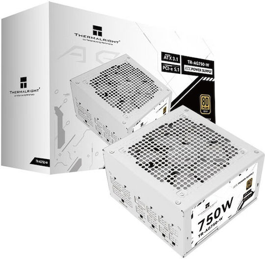 Thermalright 750W Albă Sursă de alimentare pentru calculator Complet modular 80 Plus Gold (TR-AG750-W)