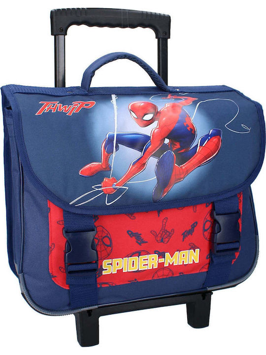Vintage Lovers School Backpack For Elementary Red 32 x 14 x 38cm