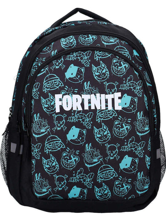Vintage Lovers School Backpack for Elementary with Water Bottle Holder Black 34.8 Litre 33 x 24 x 44cm