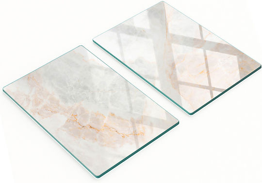 Tulup Set Marble Chopping Board 52x40cm 2 Pieces