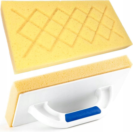 Kubala 0371 Trowel Hydro-absorbent Sponge Notched Cleaning Tiles 140x280mm