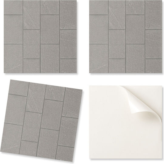 Set Vinyl Kacheln Design Stein Einfacher Installation 9x30x30 cm