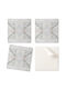 Set Vinyl Kacheln Mit Gedrucktem Naturstein Design 4x50x50 cm