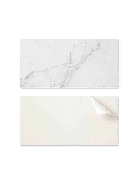 Wall Tile Vinyl Set Marble Design 10x40x20 Cm