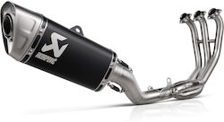 Akrapovic Full System Racing Open Fitting Kit Black Yamaha Mt-09/fz-09 '21-'26 S-y9r24-aptbl.black