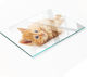 Tulup Red Glass Chopping Surface 80x52cm