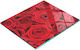 Tulup Glass Red Chopping Board 60x52cm