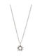 Senza Necklace With Flower Design Made Of Silver