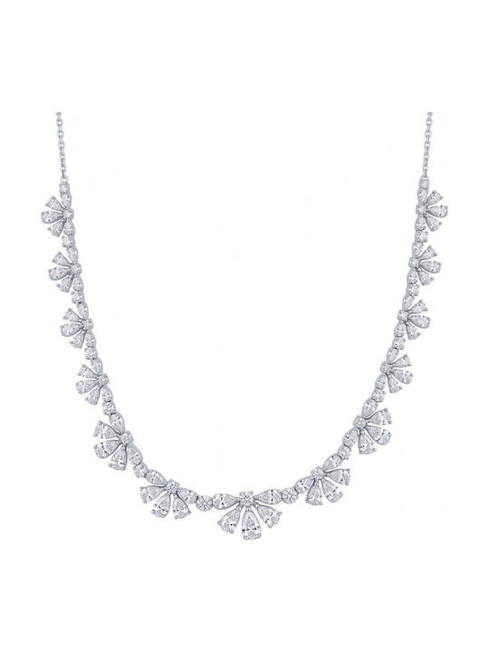 Velegrakis Halskette aus Weißgold 14K