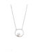 Senza Necklace From Silver With Pearls