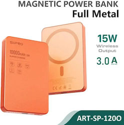 SiiPro Thin Metal 10000mAh 15W Orange SiiPro Thin Metal 10000mAh 15W Orange