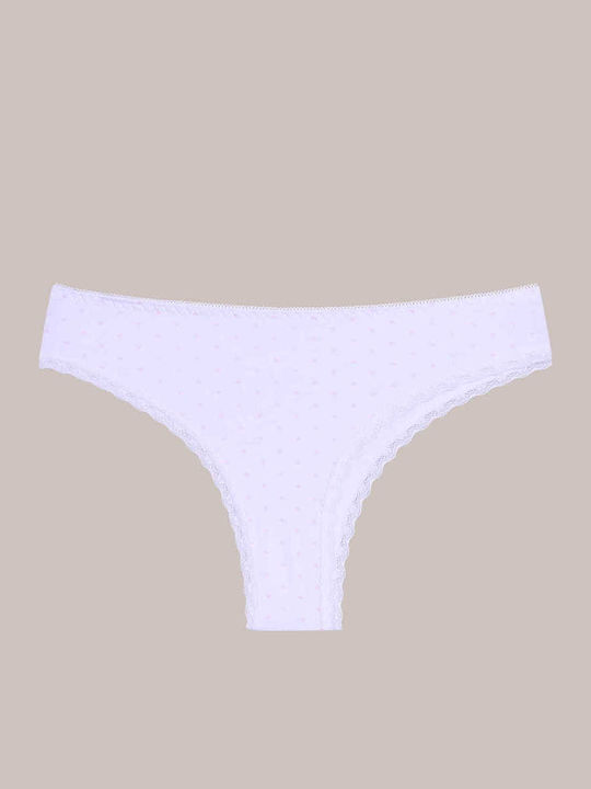 Celestino Slip Brazilian Inimioare Albe