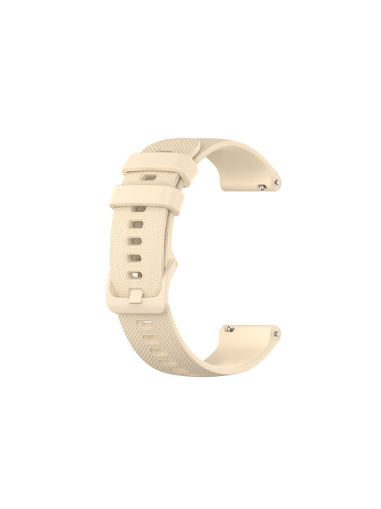 Silicone Strap Rhombus Pattern Xiaomi Watch S5 46mm Xiaomi Watch 5 47mm Beige