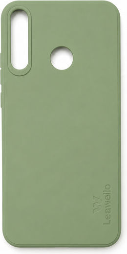 Huawei P40 Lite E Silicone Case Leewello Green