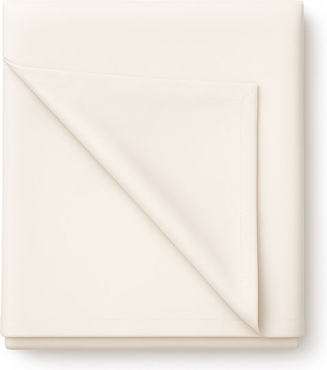 Beboulino Детски Чаршаф За Количка Памучен Бежов 120x150см