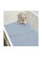 Baby Oliver Baby Bettlaken Set Für Wiege Baumwolle Blau 75x110cm 2 Stück