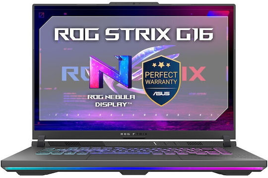 Asus ROG Strix G16 G614FH-RV033 16" FHD+ 165Hz (Ryzen 9-9955HX/32GB/1TB SSD/GeForce RTX 5050/Fără sistem de operare) (Tastatură Engleză Internațională)