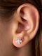 Elika Silver Elika Silver Ohrringe Aus Silber Graue