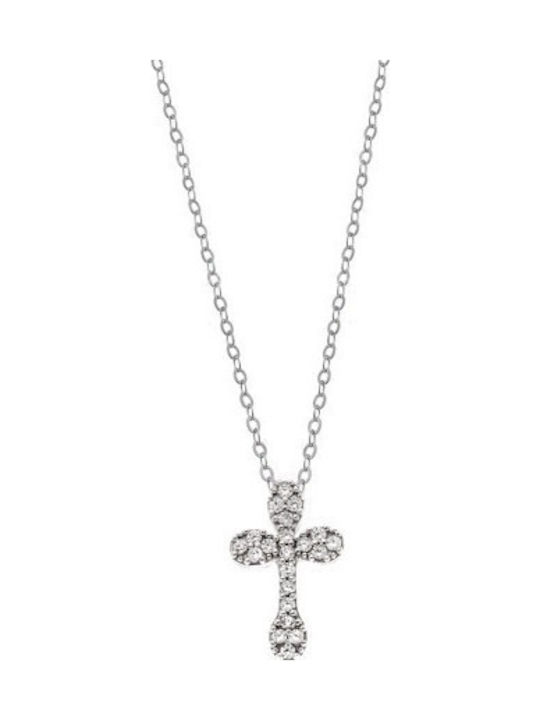 Senza Women's Cross from Silver without Chain