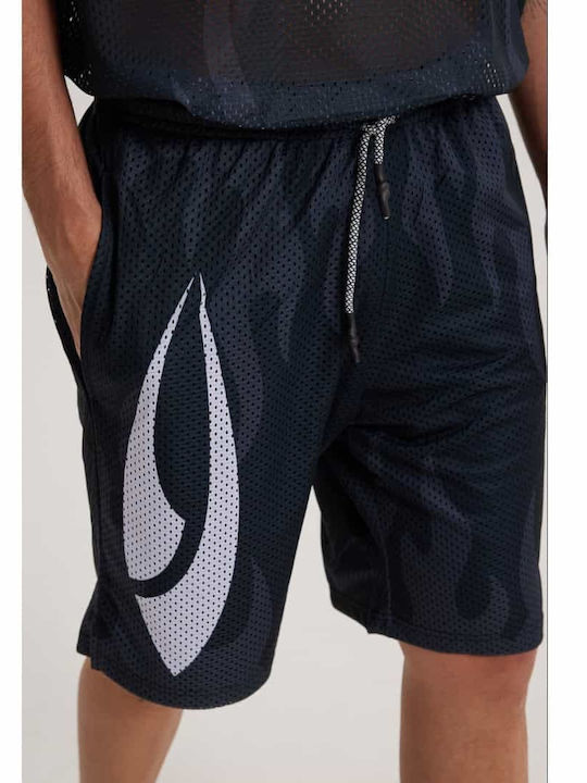 Pantaloni Scurți Bărbați Sport Negru