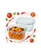 Bimberek Кутия за Храна Стъклена Бяла 800ml