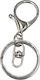 Silver Ring Keychain Hook–Metallic Component for Keychain Making 2.8x6.5cm 50 Pieces M050a Riniotis Rin-m050a