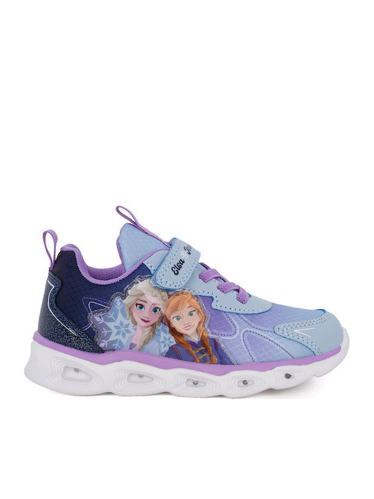 Disney Frozen Παιδικά Sneakers με Σκρατς & Φωτά...