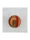 Set of 6 Large Plastic Copper Ball Ornaments 12cm