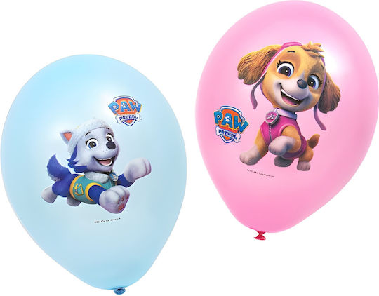 Latex Luftballons Paw Patrol Mädchen 6 Stück