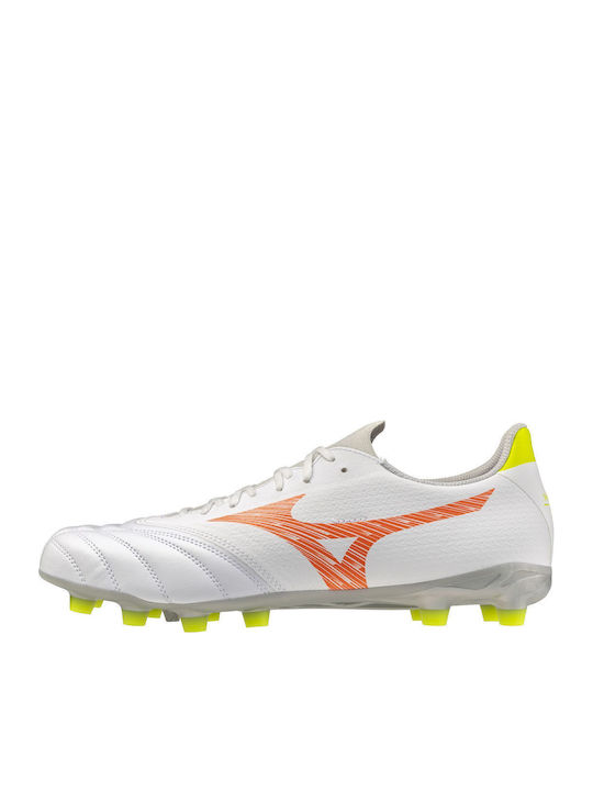Mizuno Morelia Neo FG Футболни Обувки с Бутони Бели