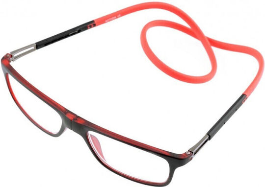 Nea Optiki Lesebrillen +1.25 mit Magnet in Schwarz Farbe MO1040C3125