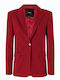 Pinko Long Women's Double Breasted Blazer Red