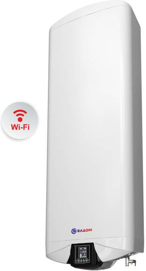 Eldom Θερμοσίφωνας 100lt Glass Κάθετος 3.3kW με Wi-Fi