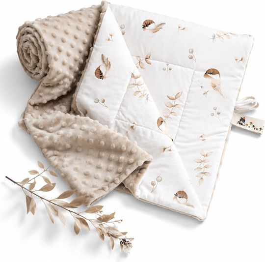 Maboo Maboo Babydecke Baumwoll Beige 75x100cm