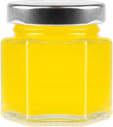 Sechseckiges Glas Gefäß 30 Ml Gewürze Honig