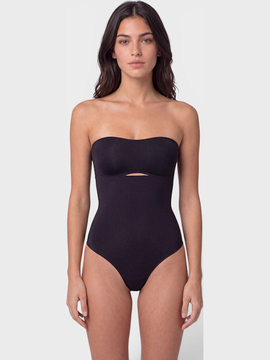 Flex&Fit Nahtloser Korsett für Straffung Schwarz