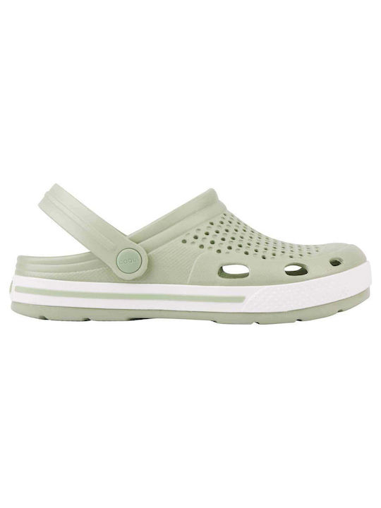 Coqui Lindo Women's Green Clogs